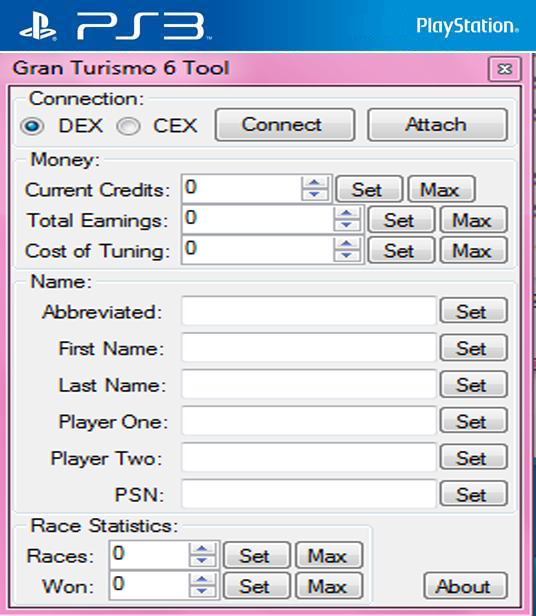 gran turismo 6 hack cheat tool for ps3