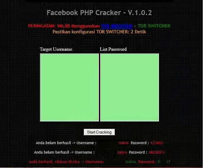 download facebook brute force hack